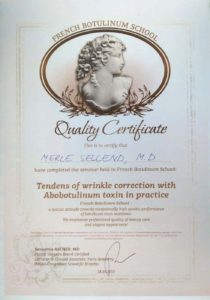 Tendens of wrinkle correction with abotulinum toxin 2015